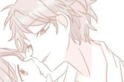 情侣头像动漫一男一女,一男一女温馨互动，展现甜蜜爱情瞬间